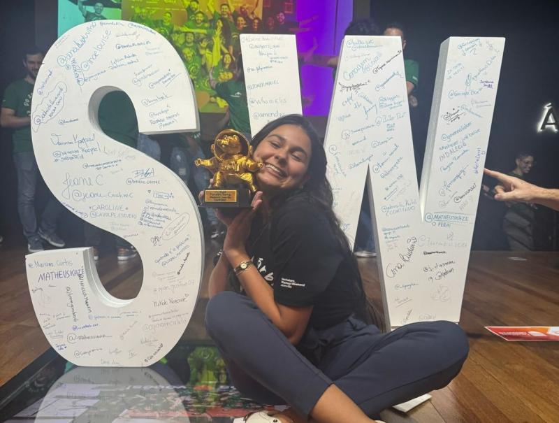 A prudentina Nathaly Salomão, veterana em maratonas de inovação
