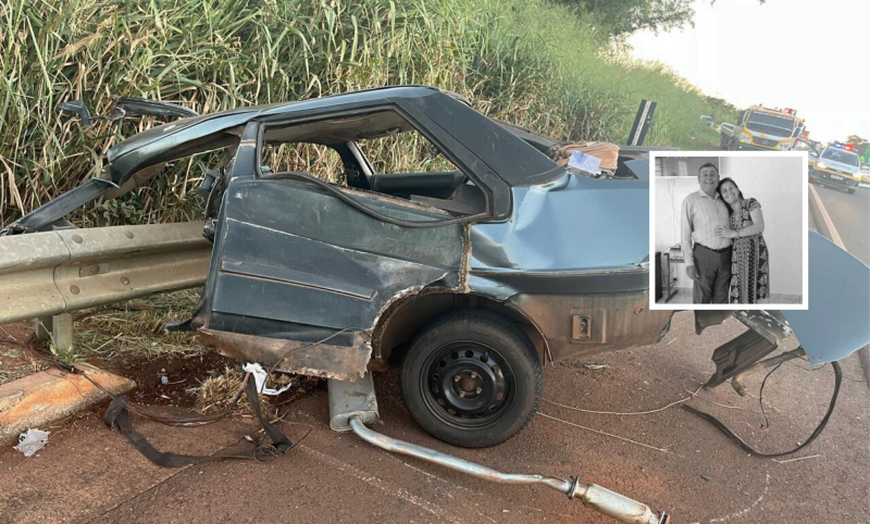 Acidente de trânsito ocorreu no Km 499 da Rodovia Assis Chateaubriand, nesta terça-feira