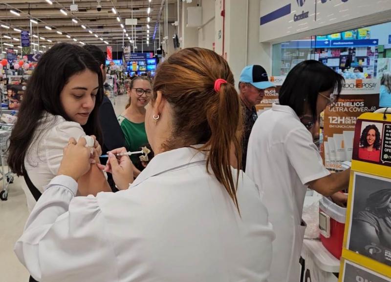 Carrefour foi um dos pontos onde houve maior adesão ao imunizante