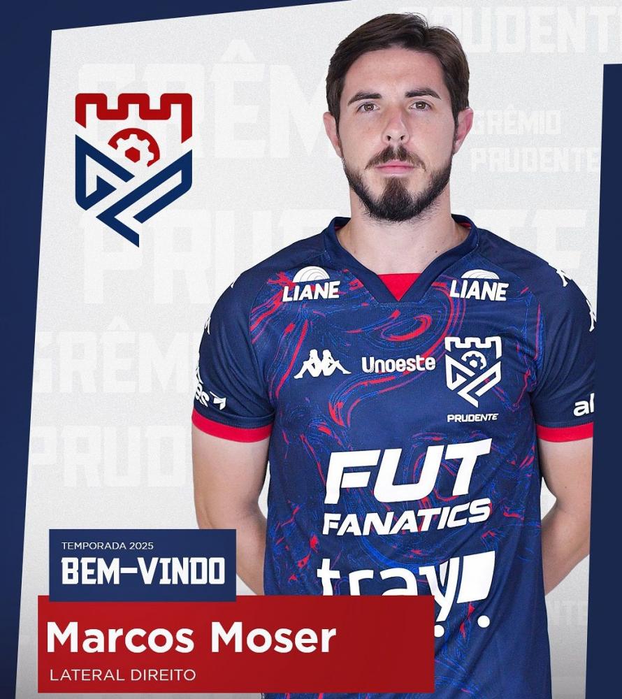 Campeão da A2 com o Capivariano, Marcos Moser chega para o lugar de Lucas Marques na lateral-direita do Carcará 