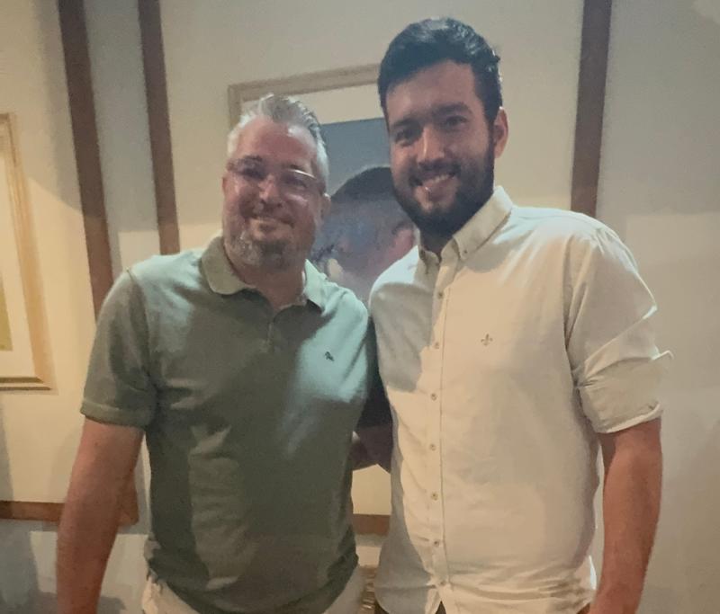 Produtores Fábio e Mauro Ferracini, da Vinícola Ferracini, de Penápolis 