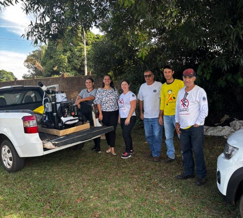 Equipe de Controle de Endemias participou de treinamento técnico para uso do nebulizador