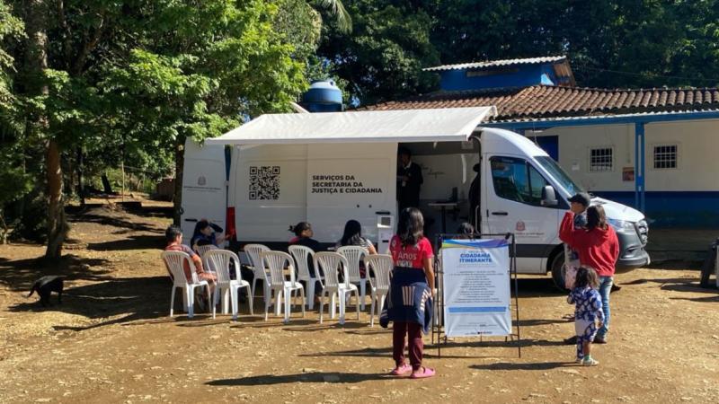 Cidadania Itinerante é um projeto da Secretaria da Justiça e Cidadania