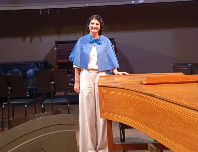 Dra Karem passou a ocupar a cadeira 34 da Academia Nacional de Música; posse ocorreu em fevereiro