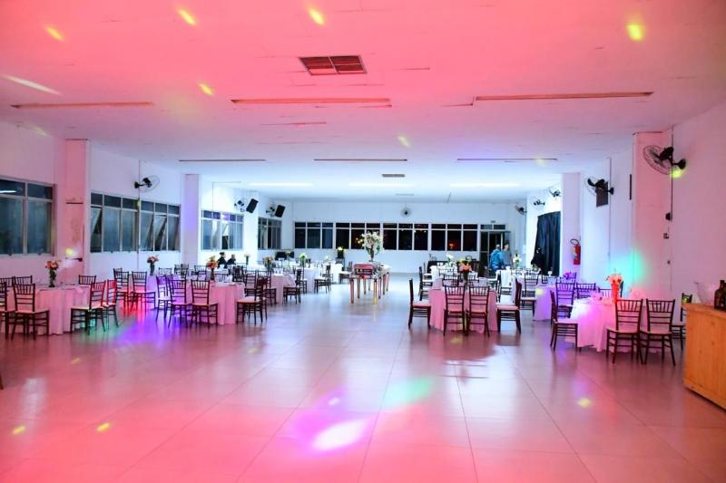Salão social da Apea tem 500 m² e capacidade para 250 pessoas 