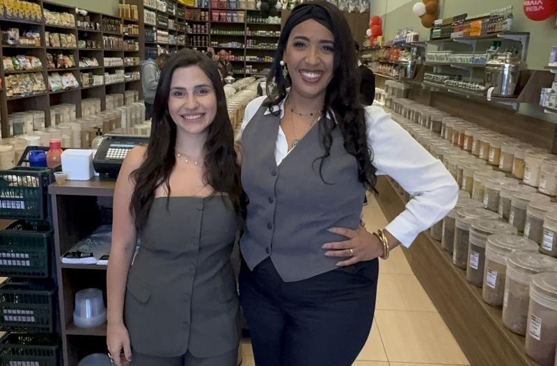 Carol Ruiz Braghin e Samara Moraes, da Baruka Mercado a Granel