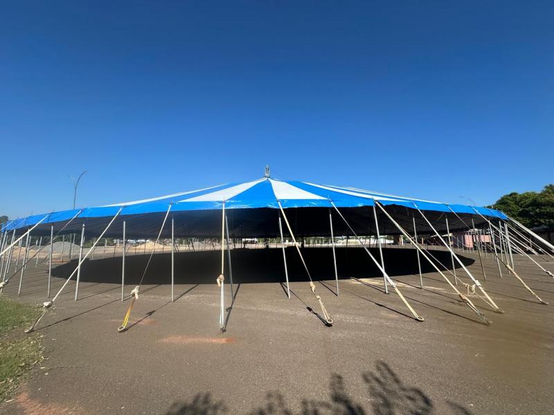 Preparativos seguem a todo vapor no Recinto de Rodeios Carlos Padovan, ao lado do Balneário Babaquá