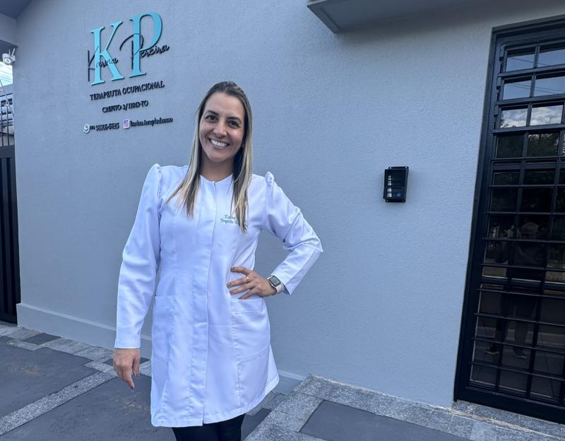A terapeuta ocupacional, Karina Pereira