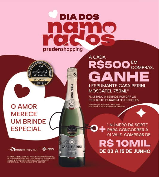 Campanha segue até dia 13 de junho, no Prudenshopping