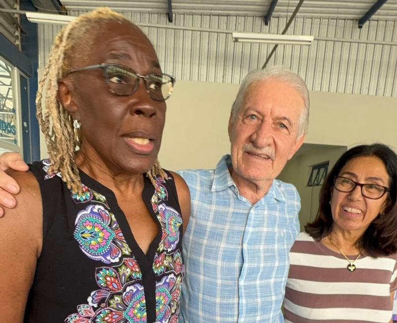 Ramon Cano Garcia e Tute Madeiral recepcionaram a americana Beverly, no final de semana