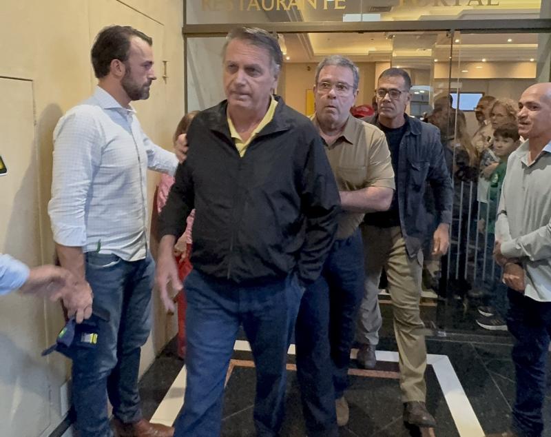 Jair Bolsonaro no Ibis Sytles Portal d´Oeste