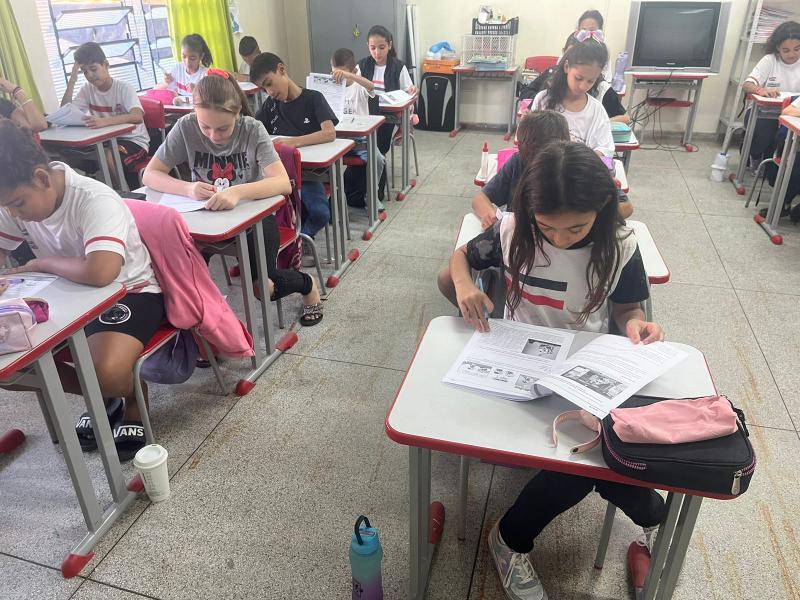 Sarem é aplicado a alunos matriculados na rede municipal de ensino