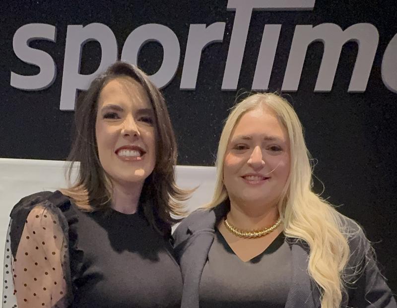 Joise Mastellini, CEO do Laboratório Mastellini, e Raiany Bagli, da Sportime