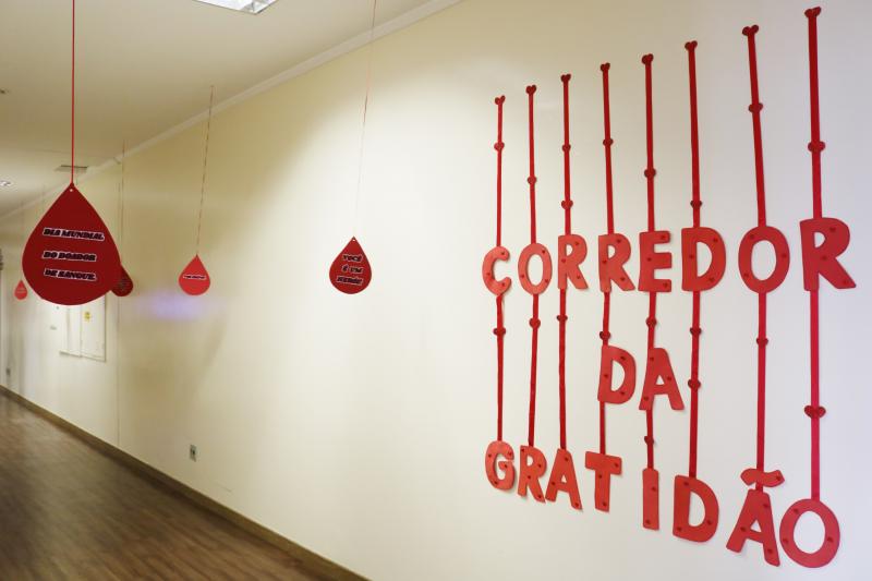 Núcleo de Hemoterapia do HR fez “Corredor da Gratidão”