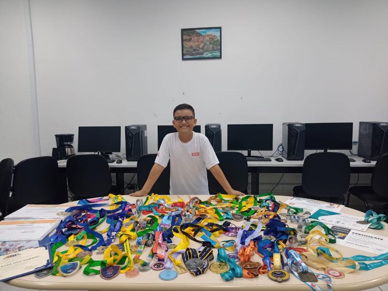 Aluno do Sesi de Prudente, Miguel encontrou na escola ambiente de incentivo e acolhimento