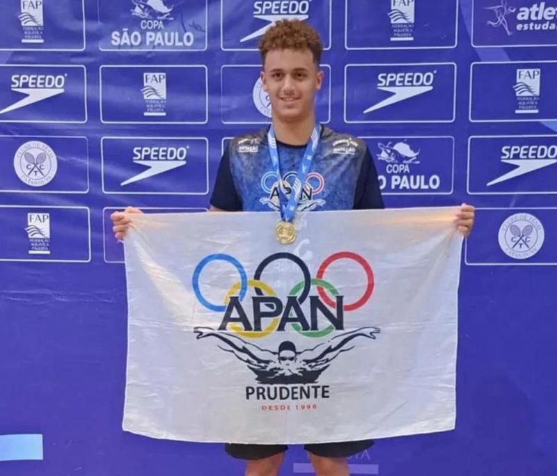 João Gabriel Melo, categoria juvenil II, trouxe 2 medalhas da Copa São Paulo