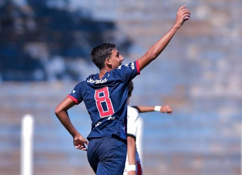 Lucas Uzeloto marcou o 3º gol do Grêmio na goleada por 4 a 0 sobre o Oeste no sábado passado no Prudentão, pela 2ª rodada da 2ª fase do Paulista Sub-17