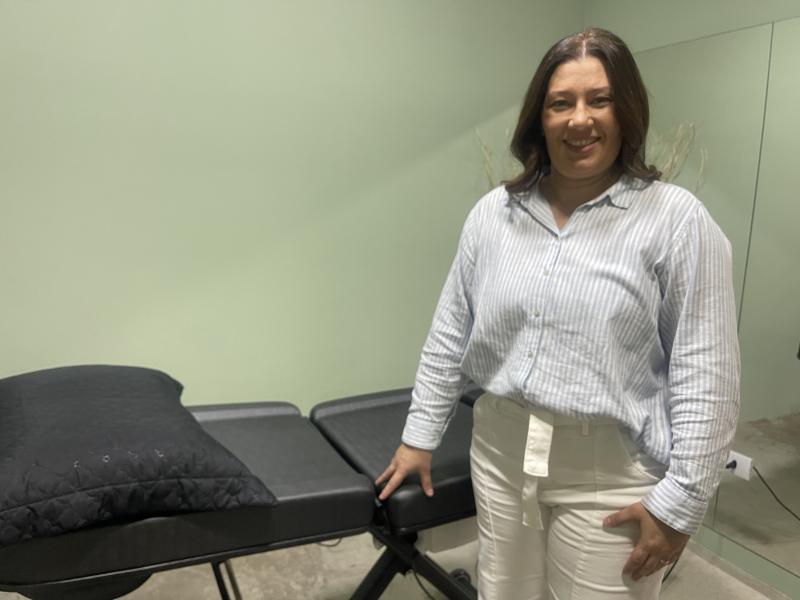 A fisioterapeuta, Simone Ortigoza 