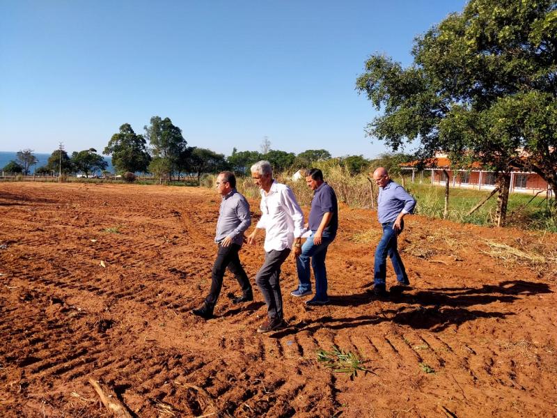 Iniciativa foi apresentada durante uma visita técnica ao terreno