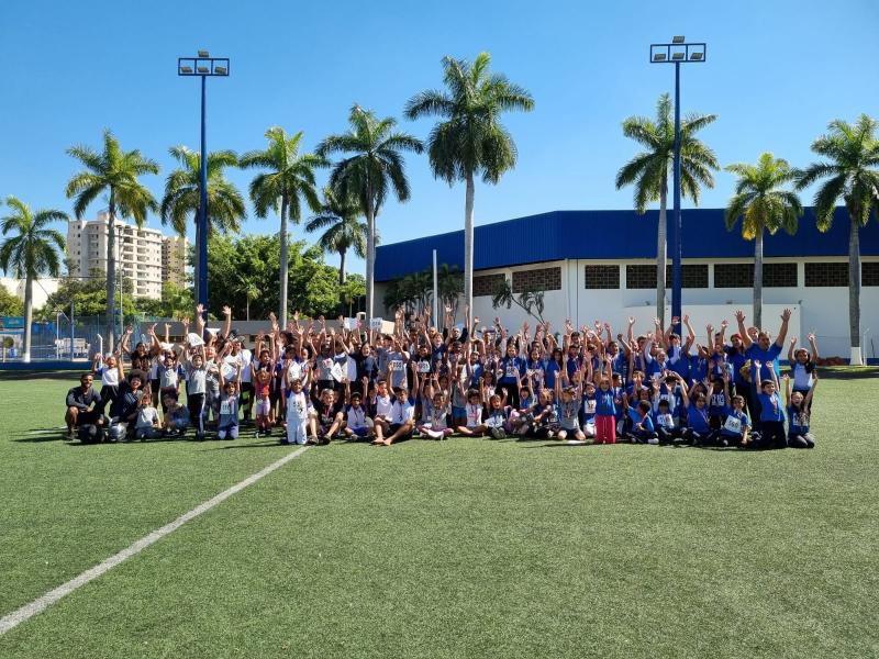 Evento aconteceu na manhã de sábado, com o objetivo de incentivar a prática esportiva e a inclusão social