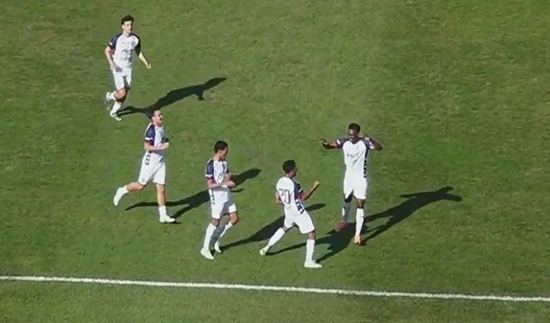 Artilheiro do Carcará no Paulista Sub-20, atacante Hugo Rocha, camisa 20 do Grêmio, fez o primeiro da vitória contra o Mauá 
