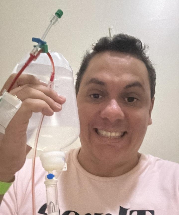 Maycon foi internado na Santa Casa de Misericórdia no dia 16 de junho