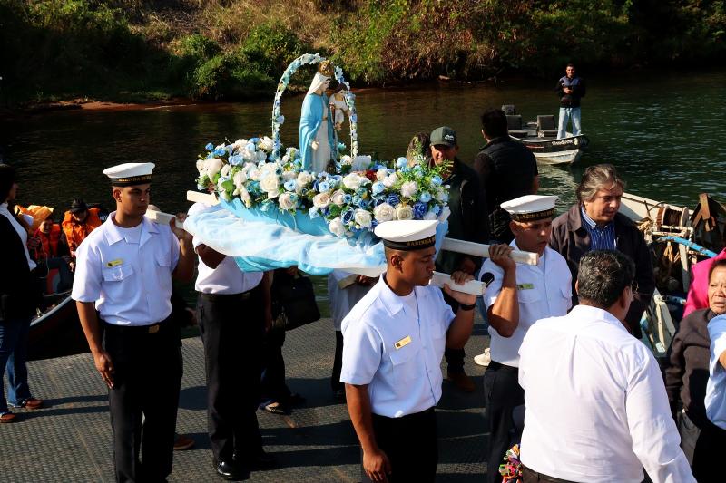 Travessia fluvial de Nossa Senhora dos Navegantes sairá às 8h de Bataguassu (MS), com previsão de chegada às 9h30 no Píer de Epitácio