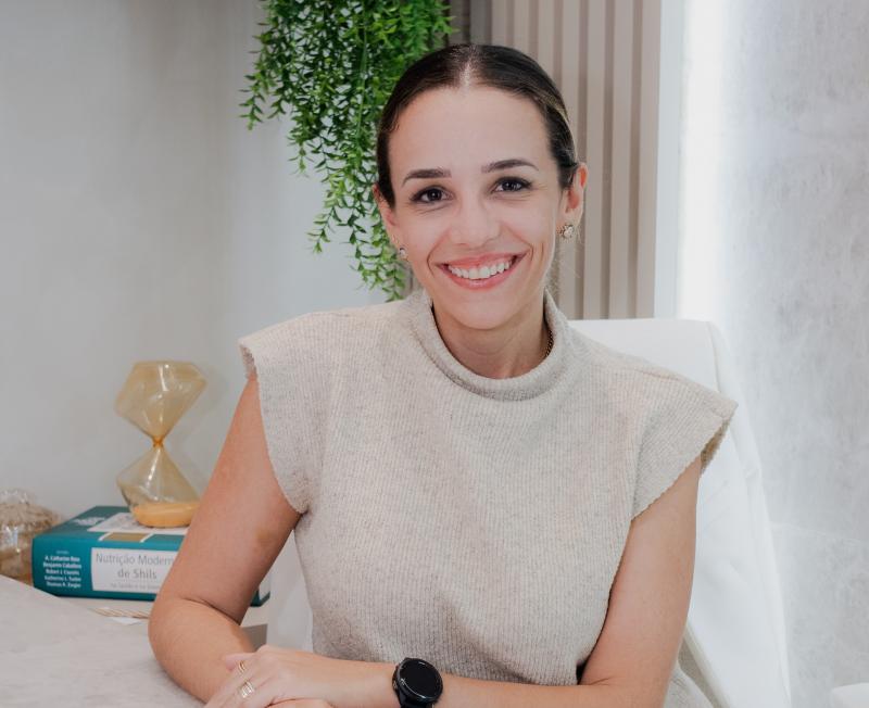Jéssica Carvalho, na Vitalità Clinic - Medicina Integrada e Emagrecimento