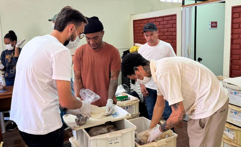 Alunos dos cursos de Geografia e Arquitetura da Unesp de Prudente fazem trabalho de manutenção e preservação no MAI