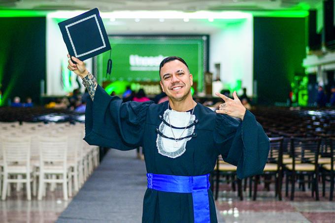 Heitor esteve em Presidente Prudente para a colação de grau