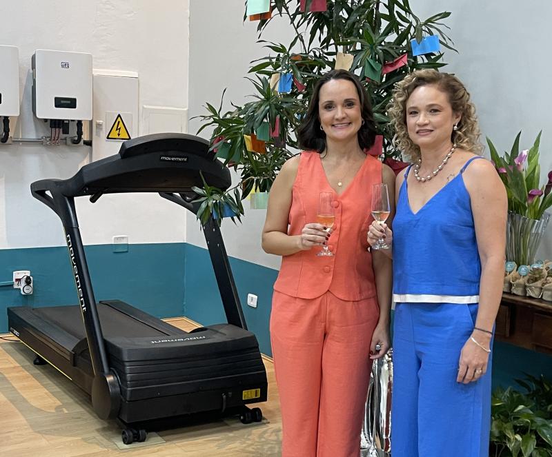 Juliana Marco e Rita Magosso, sócias da Vitta Fisioterapia e Fitness