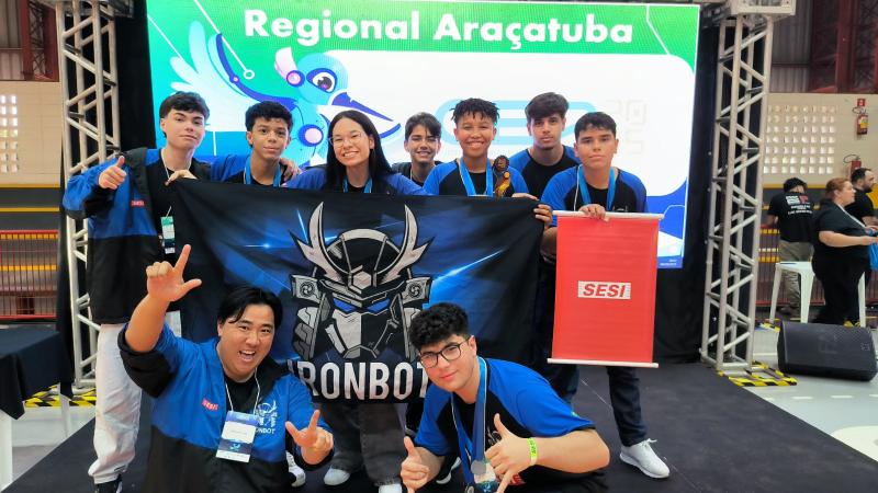 Equipe Ironbot Pro participa das disputas na modalidade Resgate Nível 2