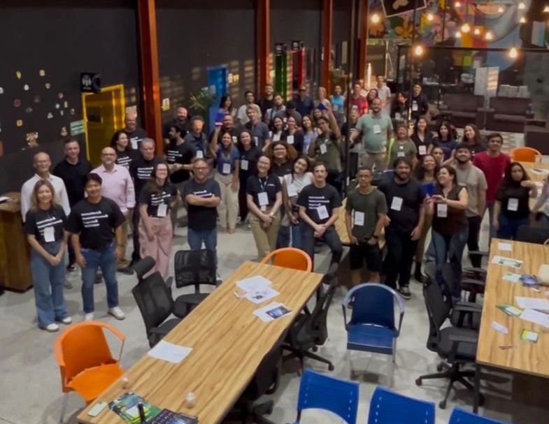Participantes do Ideathon, na Fundação Inova Prudente