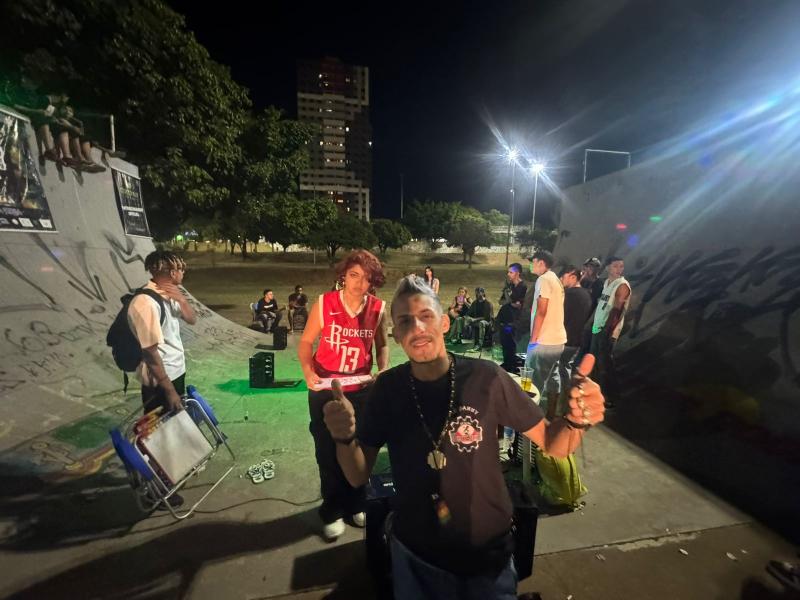 Danny Bergamaschi comanda a batalha de freestyle no Parque do Povo