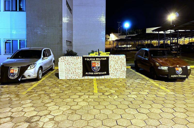 Carros, bem como cigarros e drogas, procedentes do Paraguai, foram encaminhados à Polícia Federal