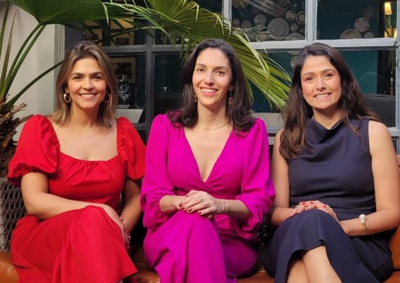 Jaque Grael, Fernanda Pachioni e Izadora Tannus realizam o "Conecta Mulher"