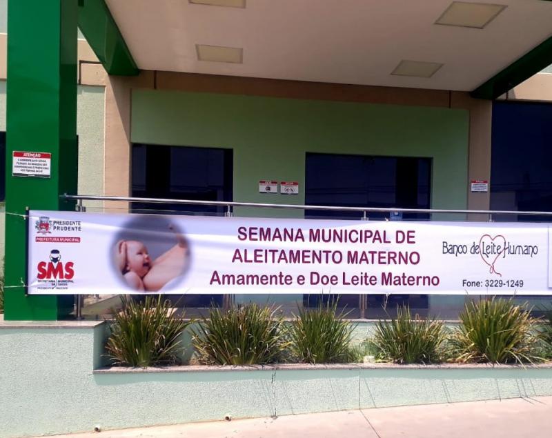Saúde realiza Semana Municipal de Aleitamento Materno com ações em hospitais