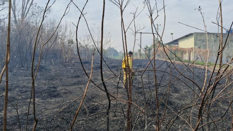 Trabalho coordenado de equipes resultou no controle rápido do incêndio