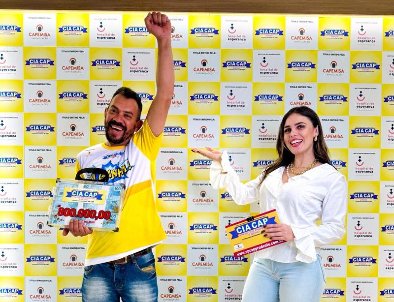 Alessandro Aparecido ganhou o prêmio do CiaCap dessa semana