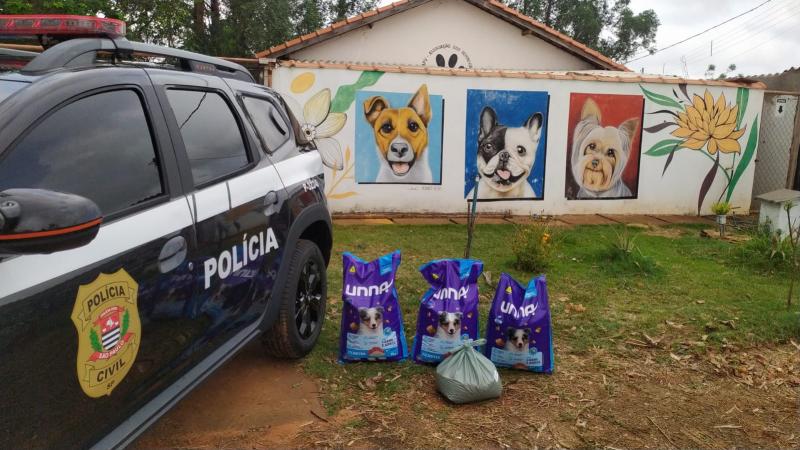 Material doado foi entregue à ONG ADAPV - Associação Protetora dos Animais de Presidente Venceslau