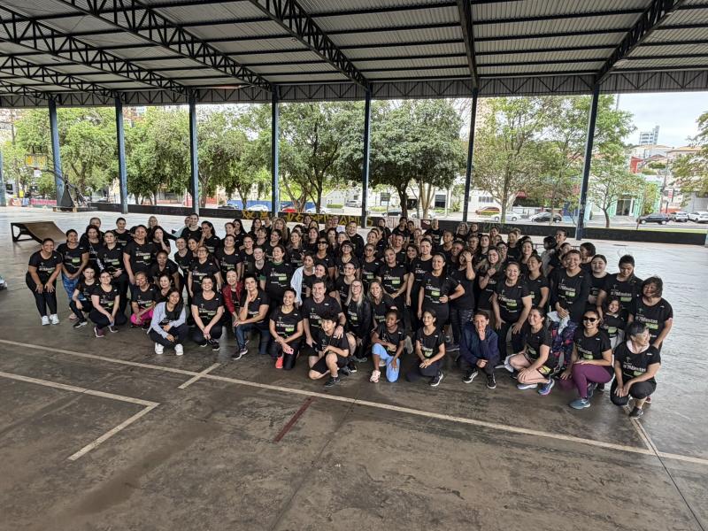 Participantes do lançamento do projeto “Sete Minutos por Dia”