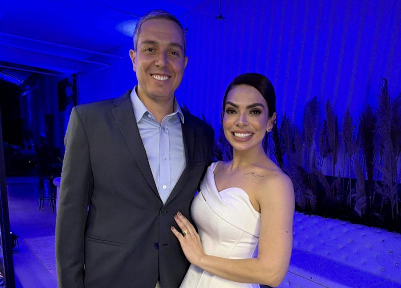 Ricardo Daleffe e Maiara apresentaram sábado a Velocar Bosch Center