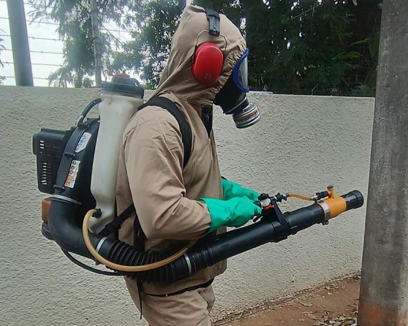 Equipes realizarão borrifação com inseticida em residências do bairro
