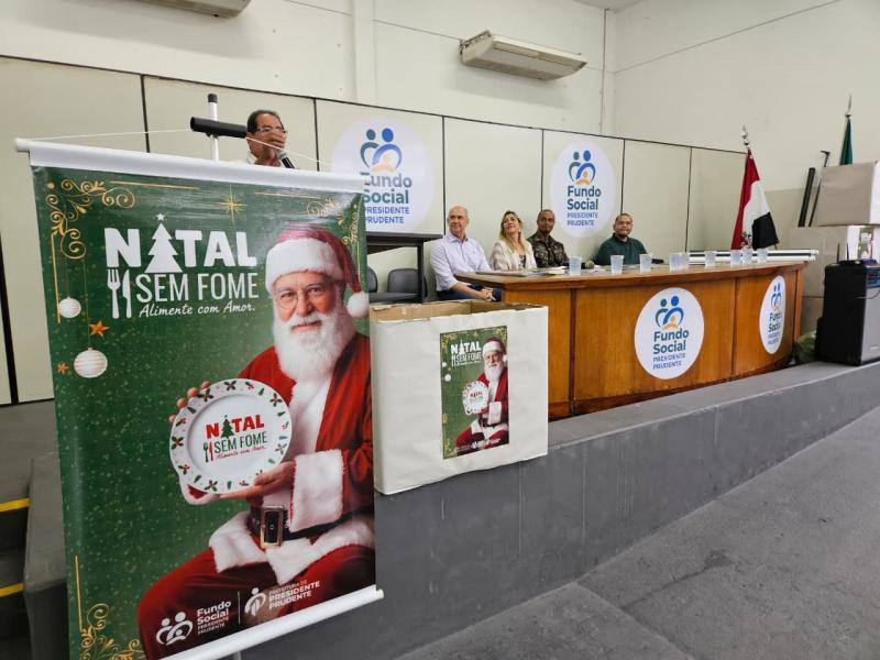 Campanha solidária foi lançada oficialmente na tarde desta quarta-feira