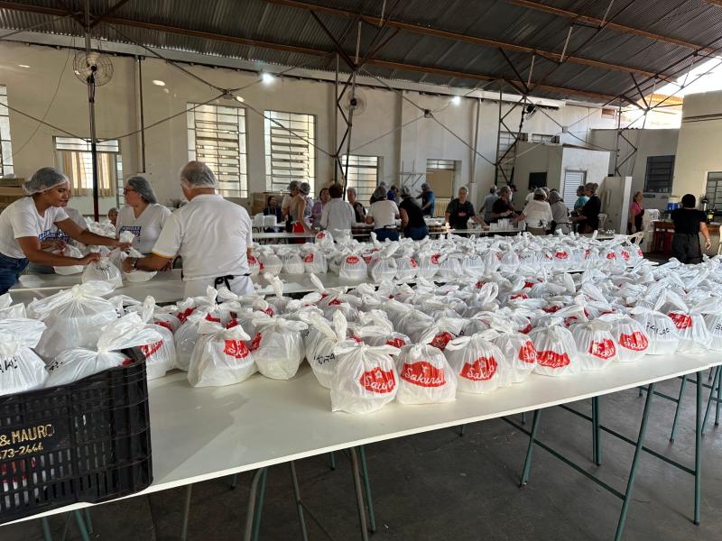 Entrega de 1.500 marmitas confirmou o sucesso de mais uma edição do evento