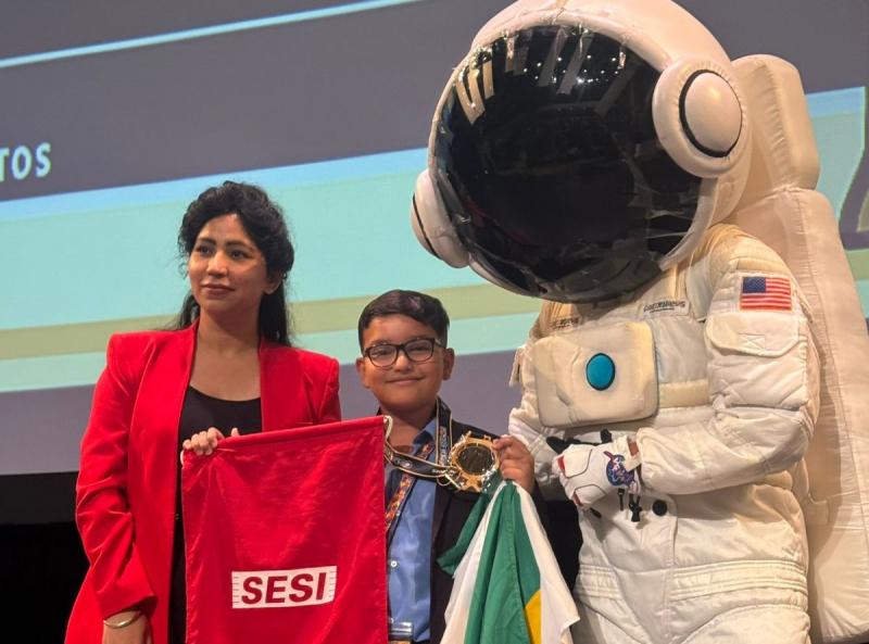 Miguel Rosa, na Copernicus Olympiad 2025, em Nova York