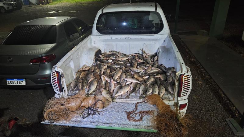 Pescado apreendido, como estava em condições de consumo, foi doado ao Centro Educacional de Prudente