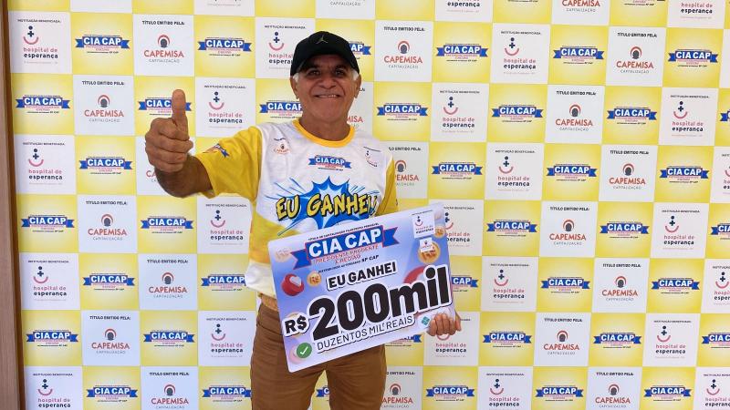 O MECÂNICO EPITACIANO FRANCISCO APARECIDO DA SILVA GANHOU 200 MIL REAIS