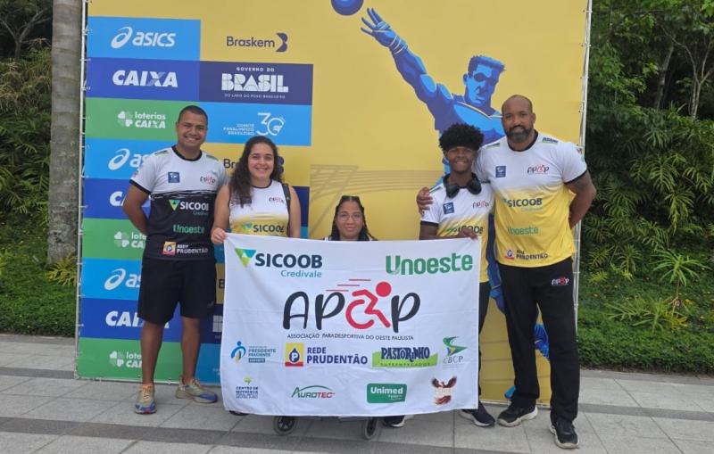 Atletas foram comandados pelo técnico Guilherme Andrade, do Centro de Referência Paralímpica de PP