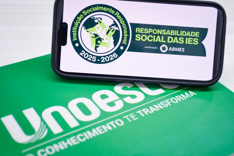Unoeste recebeu selo de instituição socialmente responsável